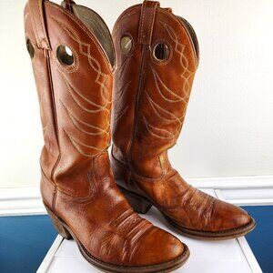 Acme Men's Tan Cowboy Boots Size 8D USA
